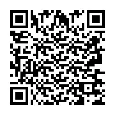 Código QR para número de telefone +2693677424