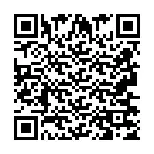 Codice QR per il numero di telefono +2693677437