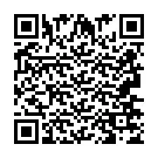 Código QR para número de teléfono +2693677477