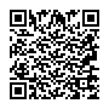 Codice QR per il numero di telefono +2693677483