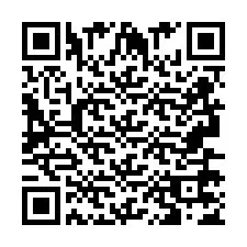 QR код за телефонен номер +2693677487