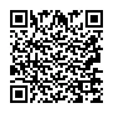 Código QR para número de telefone +2693677495