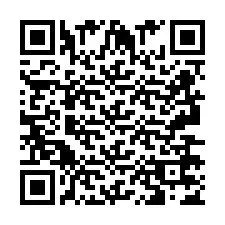 Código QR para número de teléfono +2693677498