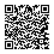 Codice QR per il numero di telefono +2693677827