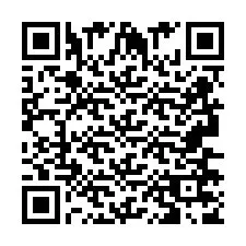 Codice QR per il numero di telefono +2693677867