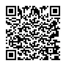 Código QR para número de teléfono +2693680018