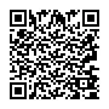 Codice QR per il numero di telefono +2693680030