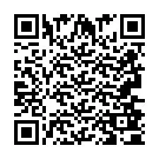 Código QR para número de telefone +2693680077