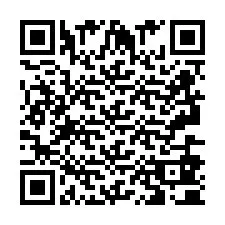 Código QR para número de teléfono +2693680080