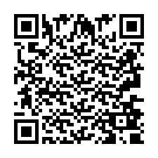 Codice QR per il numero di telefono +2693680870