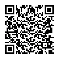 Codice QR per il numero di telefono +2693680874