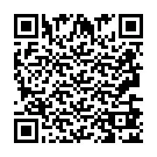 Codice QR per il numero di telefono +2693682001