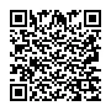 QR-code voor telefoonnummer +2693727078