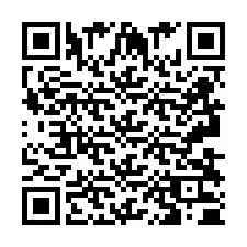 QR код за телефонен номер +2693830430