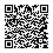 Codice QR per il numero di telefono +2693830463