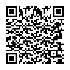 Codice QR per il numero di telefono +2693830508