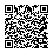 Codice QR per il numero di telefono +2693830521