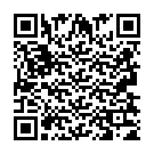 QR-code voor telefoonnummer +2693831443