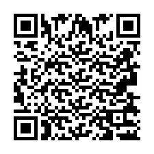 Codice QR per il numero di telefono +2693832387