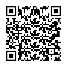 QR-code voor telefoonnummer +2693832421