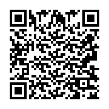 Codice QR per il numero di telefono +2693832425