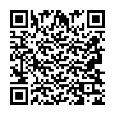 QR код за телефонен номер +2693832437