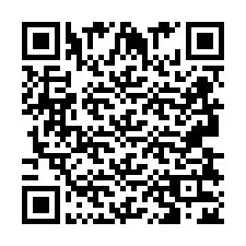 QR Code pour le numéro de téléphone +2693832443