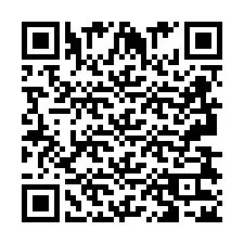 QR-koodi puhelinnumerolle +2693832508