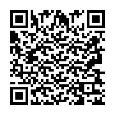 Código QR para número de teléfono +2693832509