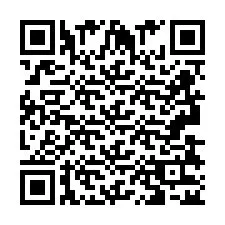 QR-koodi puhelinnumerolle +2693832545