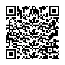 Codice QR per il numero di telefono +2693832551