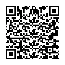 Codice QR per il numero di telefono +2693832587