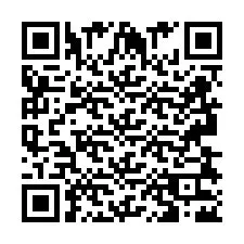 Codice QR per il numero di telefono +2693832602