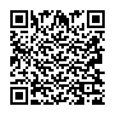 Código QR para número de teléfono +2693832622