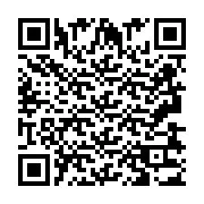 QR код за телефонен номер +2693833001