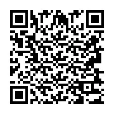 QR-code voor telefoonnummer +2693833006