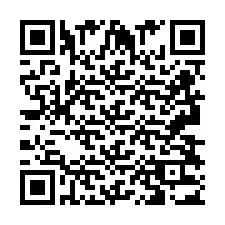 Kod QR dla numeru telefonu +2693833029