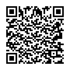 QR код за телефонен номер +2693833034