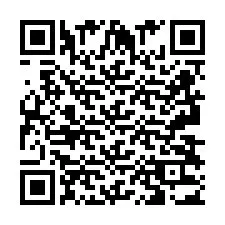 Codice QR per il numero di telefono +2693833038