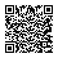 QR код за телефонен номер +2693833039