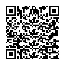 Codice QR per il numero di telefono +2693833091