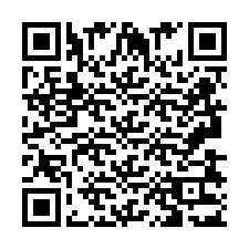 Kod QR dla numeru telefonu +2693833101