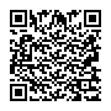 QR-code voor telefoonnummer +2693833103