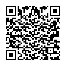 QR код за телефонен номер +2693833105