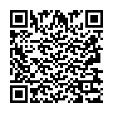 Código QR para número de teléfono +2693833108