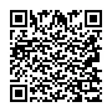 Codice QR per il numero di telefono +2693833163