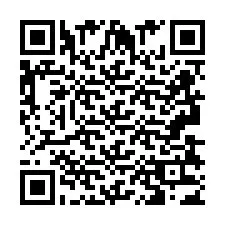 QR код за телефонен номер +2693833445
