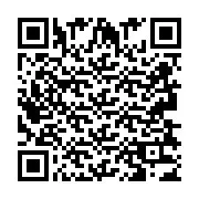 Código QR para número de teléfono +2693833446