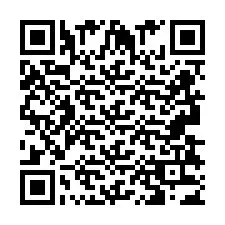 QR-koodi puhelinnumerolle +2693833457