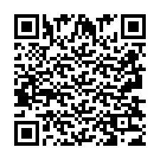 Código QR para número de teléfono +2693833464